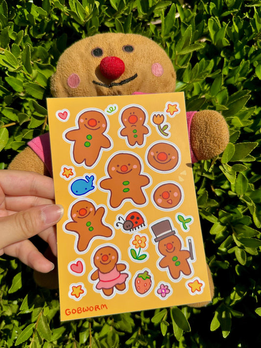 Gingerbread Sticker Sheet
