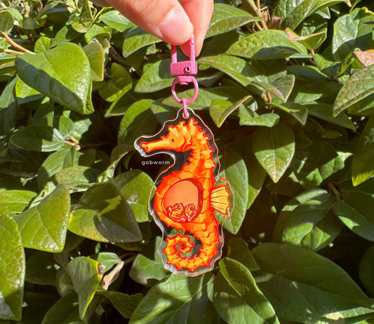 Seahorse Shaker Charm