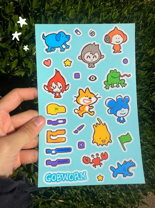 Scratch Sticker Sheet