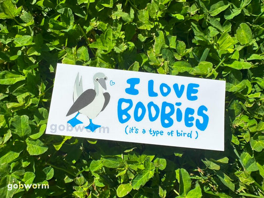 I love Boobies Tits Stickers