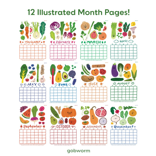 PRINTABLE Produce Calendar