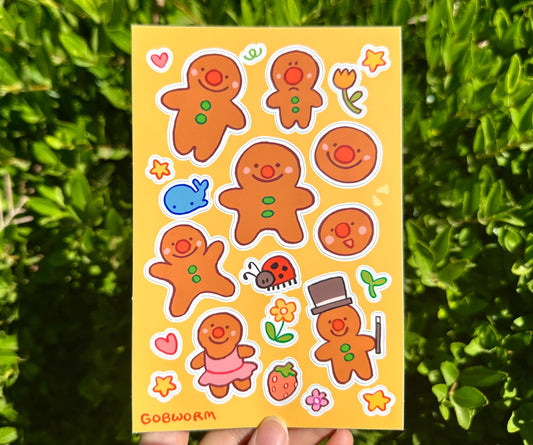 Gingerbread Sticker Sheet