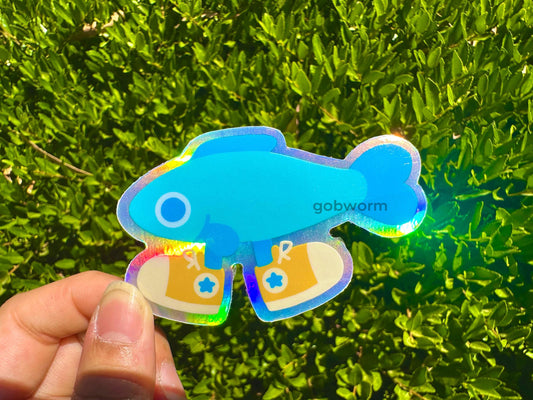 Shoe Fish Sticker