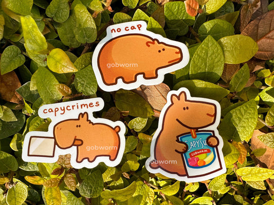 Capybara Sticker Set