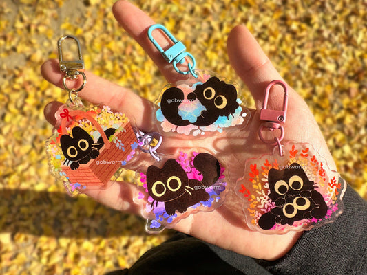 Pride Cat Keychain
