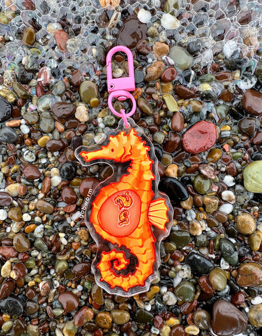 Seahorse Shaker Charm
