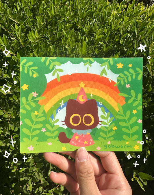 Magic Cat Print 4.2"x 5.5"