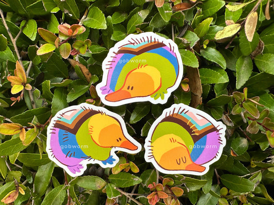 Pride Echidna Stickers