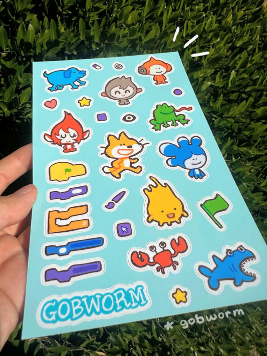 Scratch Sticker Sheet