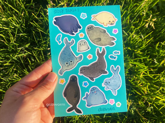 Silly Seals Sticker Sheet